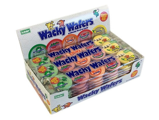 All City Candy Wacky Wafers Candy - 1.2-oz. Pack General Leaf Brands For fresh candy and great service, visit www.allcitycandy.com