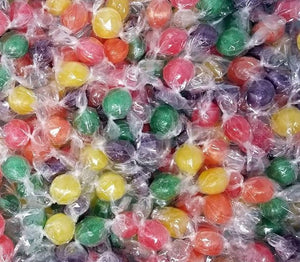 All City Candy Primrose Assorted Sour Fruit Balls Hard Candy - 3 lb Bulk Bag Bulk Wrapped Primrose Candy For fresh candy and great service, visit www.allcitycandy.com