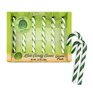 All City Candy Archie McPhee Kale Candy Canes - 3.8 oz. - 6 Count Novelty Archie McPhee For fresh candy and great service, visit www.allcitycandy.com