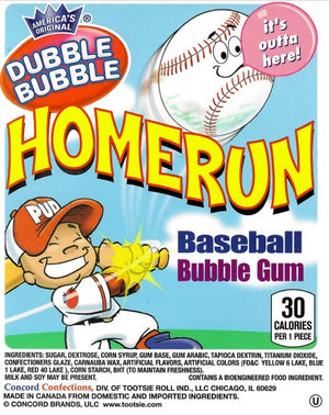 Homerun Baseball Gum Balls 3 lb. Bulk Bag