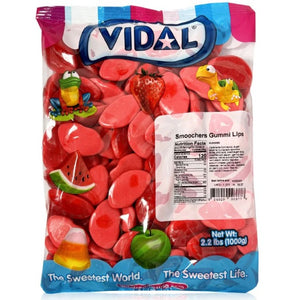 All City Candy Valentine "Smoochers" Gummi Lips - Bulk Bags Valentine's Day Vidal Candies For fresh candy and great service, visit www.allcitycandy.com