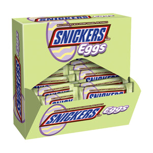 All City Candy Snicker's Egg Candy Bar 1.10 oz. Case of 24 Easter Mars Chocolate For fresh candy and great service, visit www.allcitycandy.com