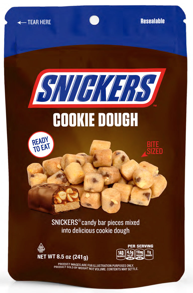 Snickers Cookie Dough 8.5 oz. Bag - For fresh candy and great service, visit www.allcitycandy.com