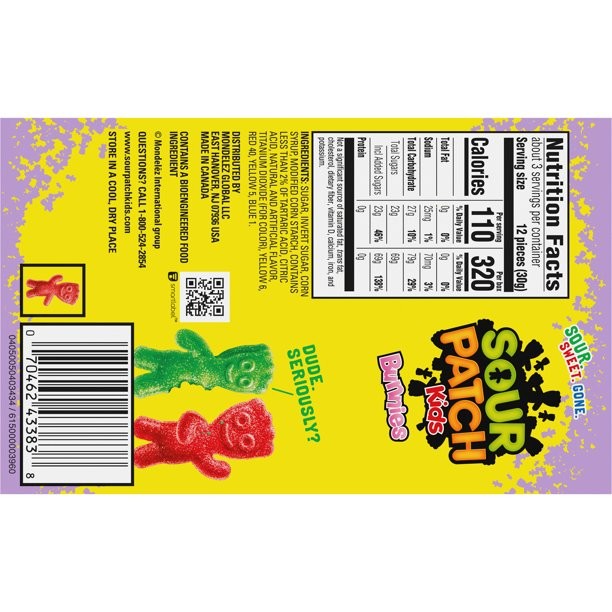 Easter Sour Patch Bunnies Theater Box - 3.10 oz