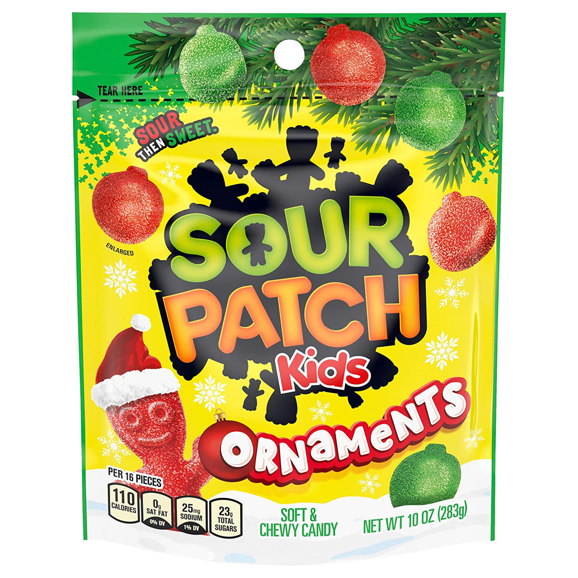 Sour Patch Kids Festive Ornaments - 10 oz. Bag