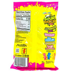 All City Candy Sour Patch Kids Lemonade Fest 8.02 oz. Bag Sour Mondelez International For fresh candy and great service, visit www.allcitycandy.com