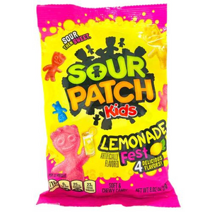 All City Candy Sour Patch Kids Lemonade Fest 8.02 oz. Bag Sour Mondelez International For fresh candy and great service, visit www.allcitycandy.com