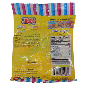 Yummy Gummy Sour Neon Gummi Worms - 5.3-oz. Bag