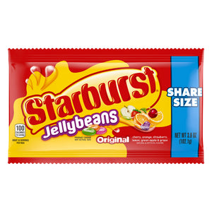 All City Candy Starburst Original Flavor Jelly Beans Share Size - 3.6-oz. Bag 1 Pouch Wrigley For fresh candy and great service, visit www.allcitycandy.com
