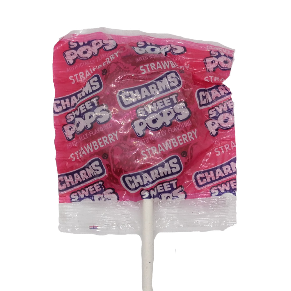 Sweet Pops Sweet And Sour Charms Lollipops Candy Charms Sour Ball Tin PLENTY