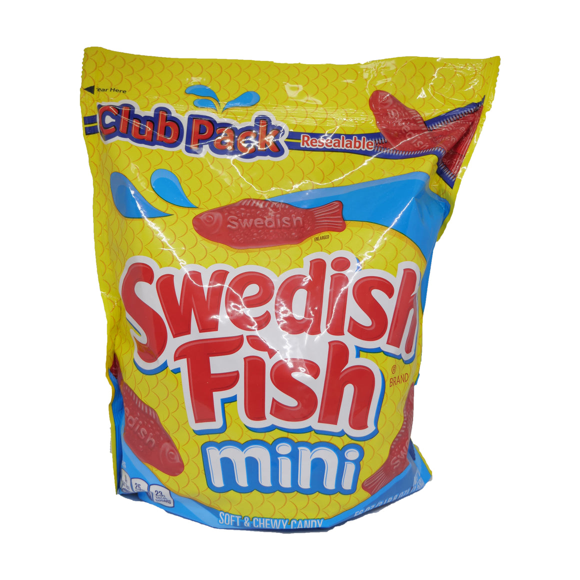 Swedish Fish Mini Soft & Chewy Candy - 3 LB Resealable Bag