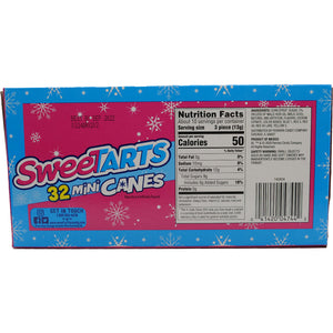 All City Candy Sweetarts Mini Candy Canes - Box of 32 For fresh candy and great service, visit www.allcitycandy.com