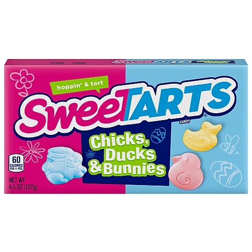 SweeTARTS Easter Chicks, Ducks & Bunnies - 4.5-oz. Theater Box