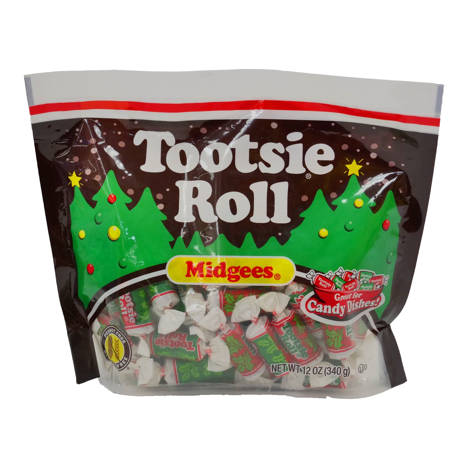 Brach's Christmas Nougats Candy 7 oz Bag - Wrapped Mint Candy FRESH (Exp  2024)