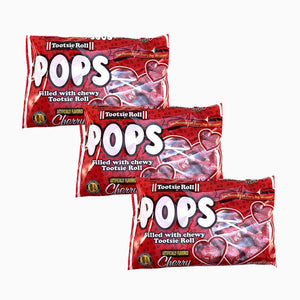 All City Candy Valentine Tootsie Pops - 9.6-oz. Bag Valentine's Day Pack of 3 Tootsie Roll Industries For fresh candy and great service, visit www.allcitycandy.com