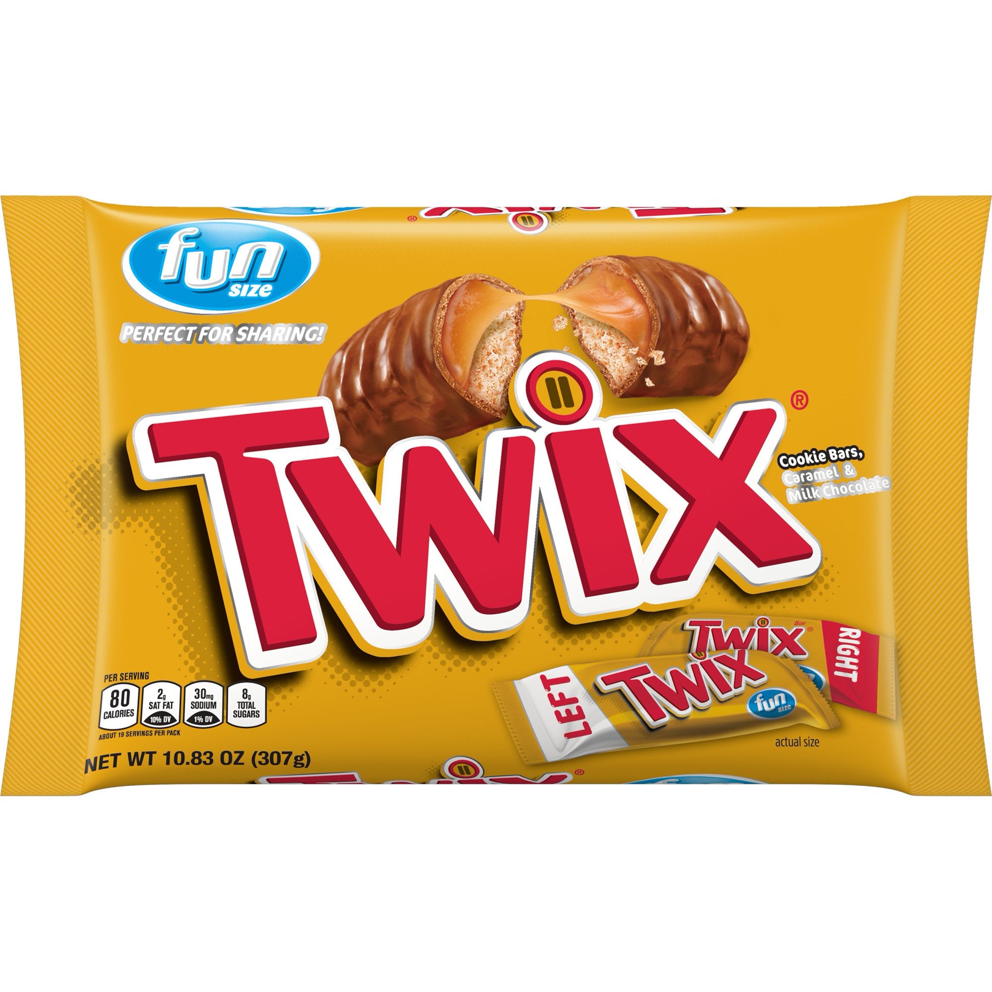 Twix Fun Size Candy Bar - 10.83 oz packet