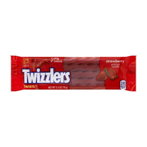 All City Candy Twizzlers Strawberry Licorice Twists - 2.5-oz. Pack Licorice Hershey's 1 Pack For fresh candy and great service, visit www.allcitycandy.com