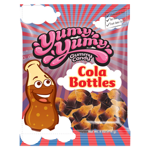 All City Candy Yumy Yumy Cola Bottles Gummy Candy - 4-oz. Bag Kervan USA For fresh candy and great service, visit www.allcitycandy.com