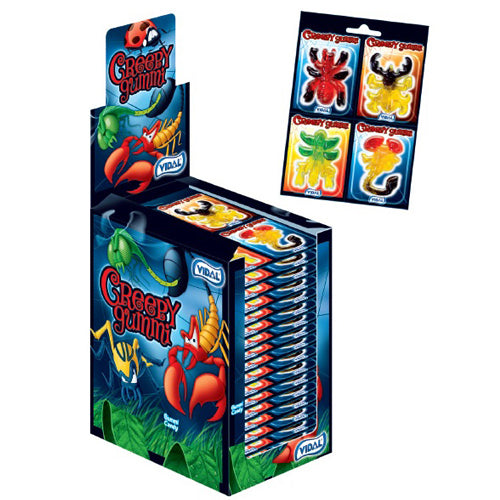 Creepy Gummi Insect Candy 4-Pack