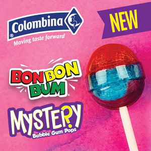 Colombina Bon Bon Bum Mystery Flavor 24 count Pops 14 oz. Bag