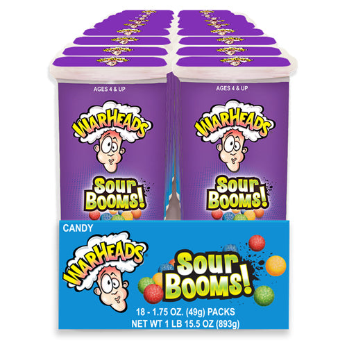 All City Candy WarHeads Sour Booms Chewy Candy - 1.75-oz. Pack Impact Confections For fresh candy and great service, visit www.allcitycandy.com