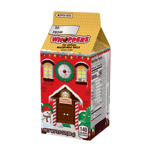 Whoppers Malted Milk Balls Holiday - 3.5-oz. Carton Stocking Stuffer For fresh candy and great service, visit www.allcitycandy.com