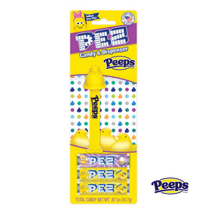 All City Candy PEZ - Peeps Blister Pack Yellow PEZ Candy For fresh candy and great service, visit www.allcitycandy.com