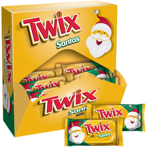 All City Candy Twix Santa - 1.06-oz. Bar Mars Chocolate For fresh candy and great service, visit www.allcitycandy.com