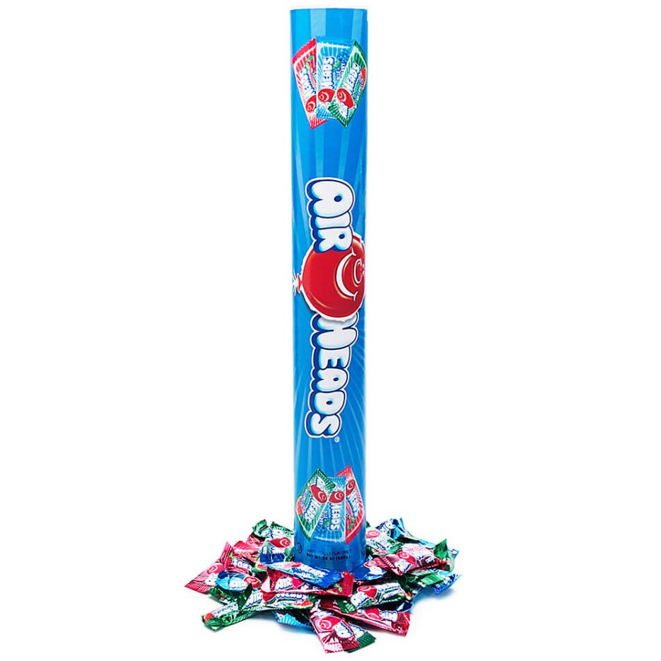 All City Candy Airheads Mega Candy Super Tube 24 Inches Tall! Novelty Stichler Products For fresh candy and great service, visit www.allcitycandy.com