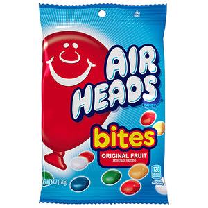 All City Candy Airheads Bites Original Fruit Candy - 6-oz. Bag Perfetti Van Melle  For fresh candy and great service, visit www.allcitycandy.com