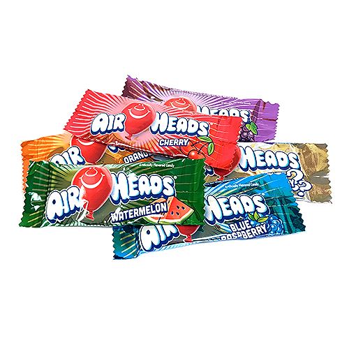 All City Candy Airheads Assorted Mini Taffy Bars - 3 LB Bulk Bag Bulk Wrapped Perfetti Van Melle For fresh candy and great service, visit www.allcitycandy.com