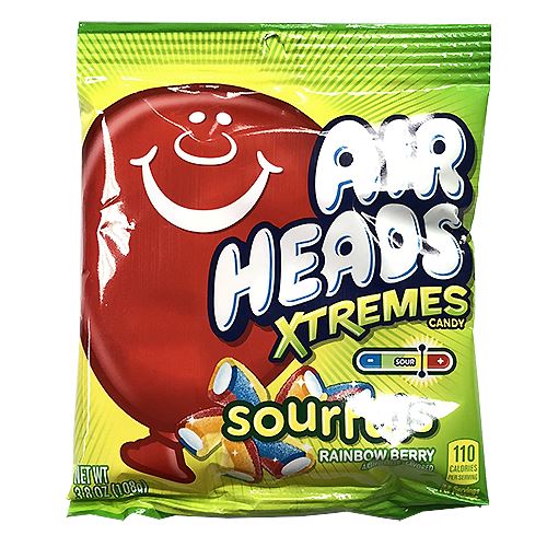 All City Candy Airheads Xtremes Sourfuls Rainbow Berry Soft & Chewy Candy - 3.8-oz. Bag Chewy Perfetti Van Melle For fresh candy and great service, visit www.allcitycandy.com