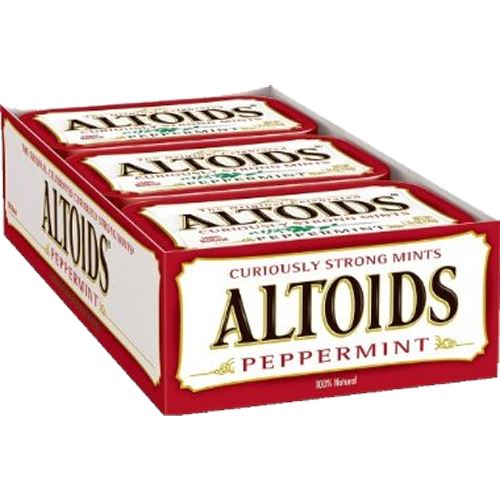 All City Candy Altoids Mints Peppermint - 1.76-oz. Tin Mints Wrigley 1 Tin For fresh candy and great service, visit www.allcitycandy.com