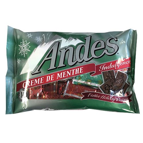 All City Candy Andes Christmas Creme de Menthe Mint Thins - 9.5-oz. Bag Christmas Charms Candy (Tootsie) For fresh candy and great service, visit www.allcitycandy.com