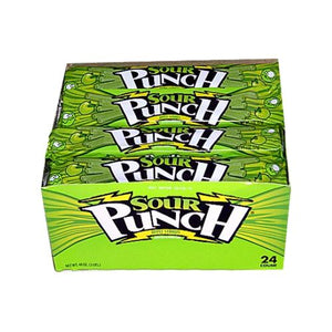 All City Candy Apple Sour Punch Straws Candy - 2-oz. Pack Sour American Licorice Company Case of 24 For fresh candy and great service, visit www.allcitycandy.com