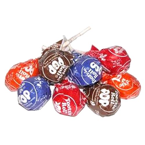 All City Candy Assorted Tootsie Pops - 3 LB Bulk Bag Bulk Wrapped Tootsie Roll Industries For fresh candy and great service, visit www.allcitycandy.com