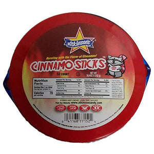 All City Candy Atkinson's Cinnamo Sticks - Tub of 52 Hard Atkinson's Candy For fresh candy and great service, visit www.allcitycandy.com