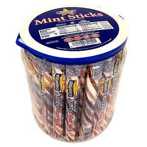 All City Candy Atkinson's Mint Sticks Cool Peppermint - Tub of 52 Hard Atkinson's Candy For fresh candy and great service, visit www.allcitycandy.com