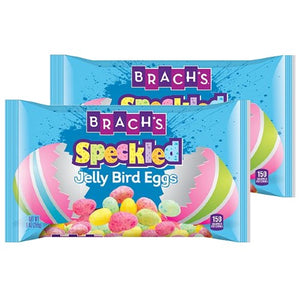 All City Candy Brach's Speckled Jelly Bird Eggs Easter Brach's Confections (Ferrara) 9-oz. Bag Pack of 2 For fresh candy and great service, visit www.allcitycandy.com