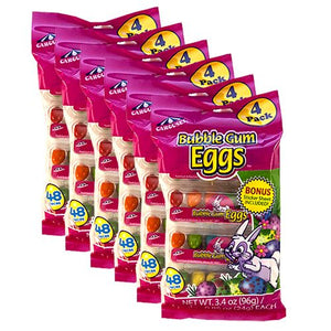 All City Candy Bubble Gum Eggs Mini Carton .85 oz. - Bag of 4 Easter Ford Gum & Machine Company Pack of 6 For fresh candy and great service, visit www.allcitycandy.com