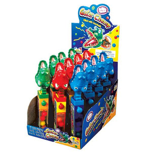 All City Candy Bubble Mania Gator Chomp Gum-Filled Toy Novelty Kidsmania Case of 12 For fresh candy and great service, visit www.allcitycandy.com