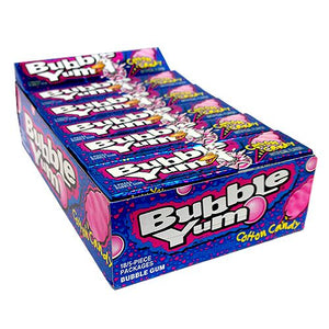 All City Candy Bubble Yum Cotton Candy Bubble Gum - 5-Piece Pack Gum/Bubble Gum Hershey's Case of 18 For fresh candy and great service, visit www.allcitycandy.com