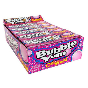 All City Candy Bubble Yum Original Bubble Gum - 5-Piece Pack Gum/Bubble Gum Hershey's Case of 18 For fresh candy and great service, visit www.allcitycandy.com