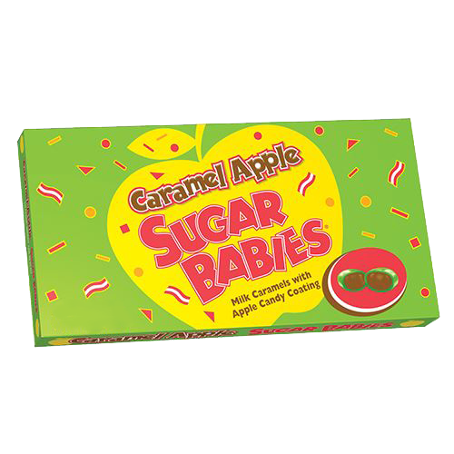 Caramel Apple Sugar Babies 4.75 oz. Theater Box - All City Candy Caramel Apple Sugar Babies 4.75 oz. Theater Box - All City Candy