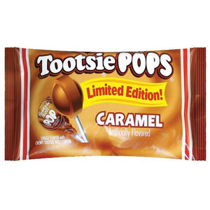 All City Candy Caramel Tootsie Pops - 12.6-oz. Bag Lollipops & Suckers Tootsie Roll Industries 1 Bag For fresh candy and great service, visit www.allcitycandy.com