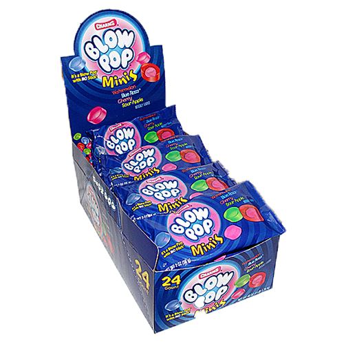 All City Candy Charms Blow Pop Minis Hard Charms Candy (Tootsie) 2-oz. Pouch For fresh candy and great service, visit www.allcitycandy.com