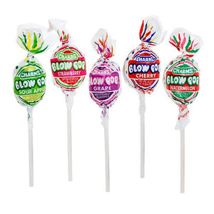 All City Candy Charms Blow Pops Assorted Fruit Flavor Lollipops - 3 LB Bulk Bag Bulk Wrapped Charms Candy (Tootsie) For fresh candy and great service, visit www.allcitycandy.com