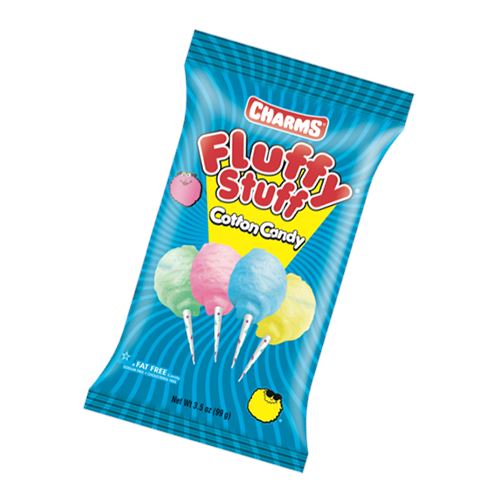 All City Candy Charms Fluffy Stuff Cotton Candy Cotton Candy Charms Candy (Tootsie) Case of 12 2.5-oz. Bags For fresh candy and great service, visit www.allcitycandy.com