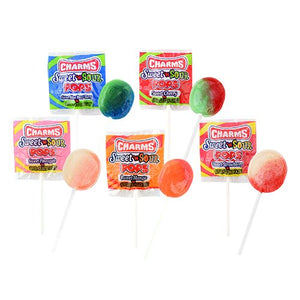 All City Candy Charms Sweet 'N Sour Pops Lollipops & Suckers Charms Candy (Tootsie) For fresh candy and great service, visit www.allcitycandy.com