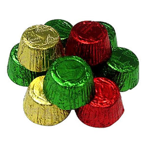 All City Candy Christmas Foiled Peanut Butter Cups - 3 LB Bulk Bag Christmas R.M. Palmer Company For fresh candy and great service, visit www.allcitycandy.com